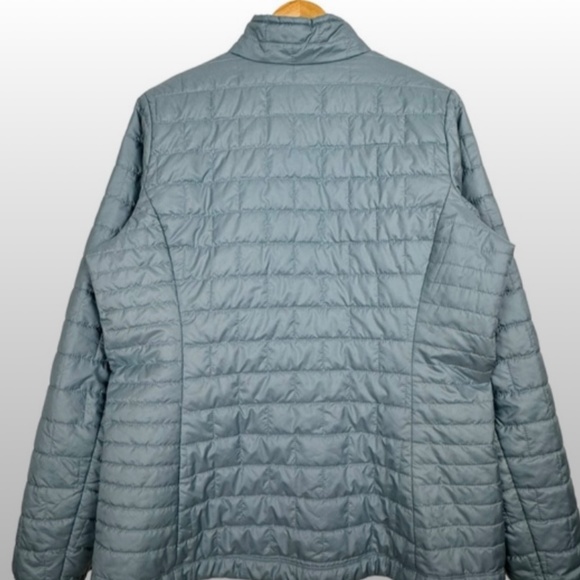 Patagonia Womens Nano Puff Quilted Full Zip Primaloft Lightweight Jacket Blue XL - Picture 2 of 12